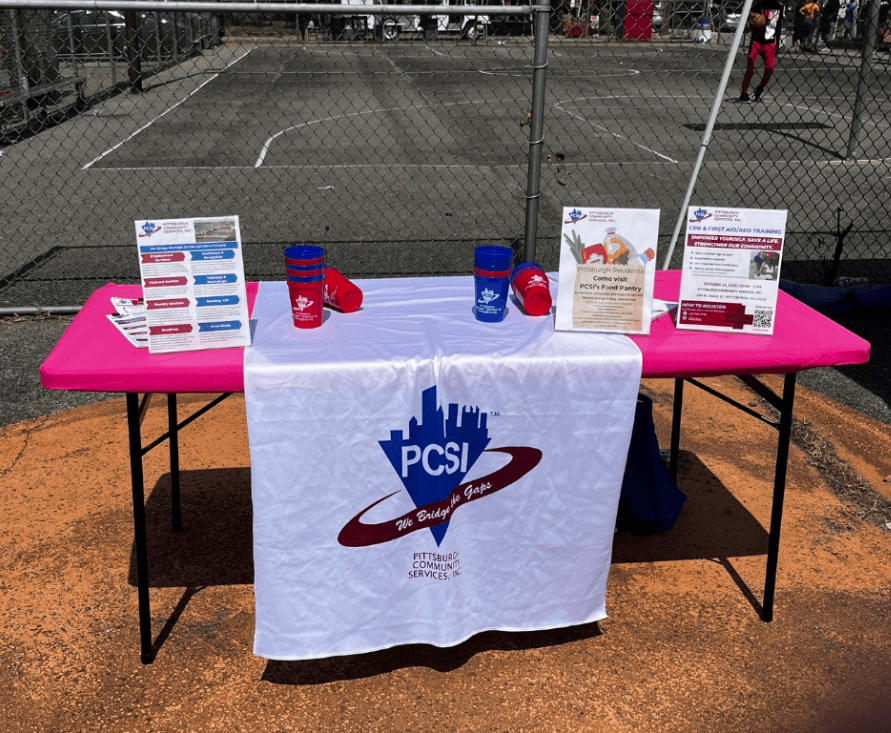 PCSI's table at Manchester Day